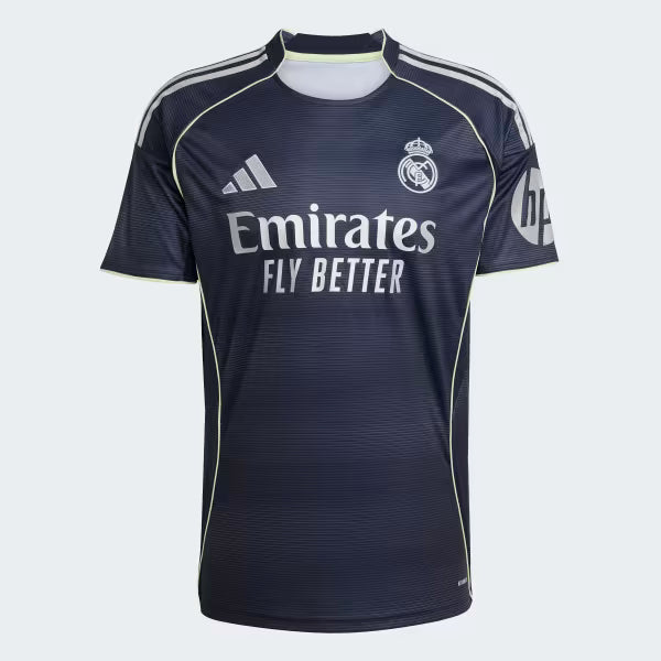 Camiseta Visitante Player version Real Madrid (ajuste slim), temporada 2025/2026