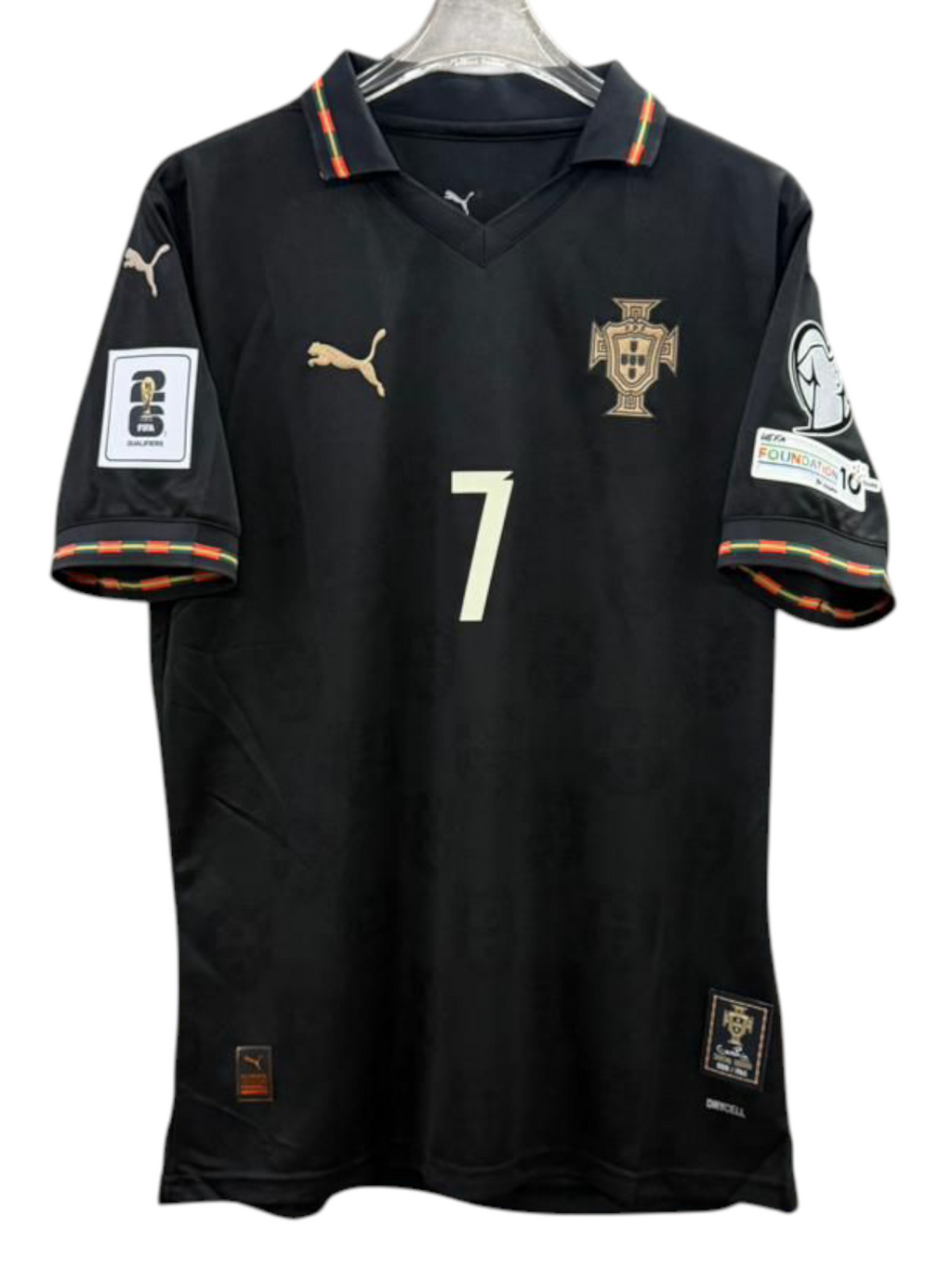 Camiseta Visitante (Pantera Negra) Player version Portugal (ajuste slim), Mundial 2026