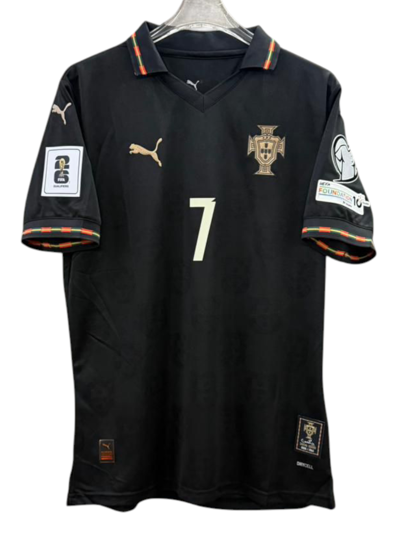 Camiseta Visitante (Pantera Negra) Player version Portugal (ajuste slim), Mundial 2026