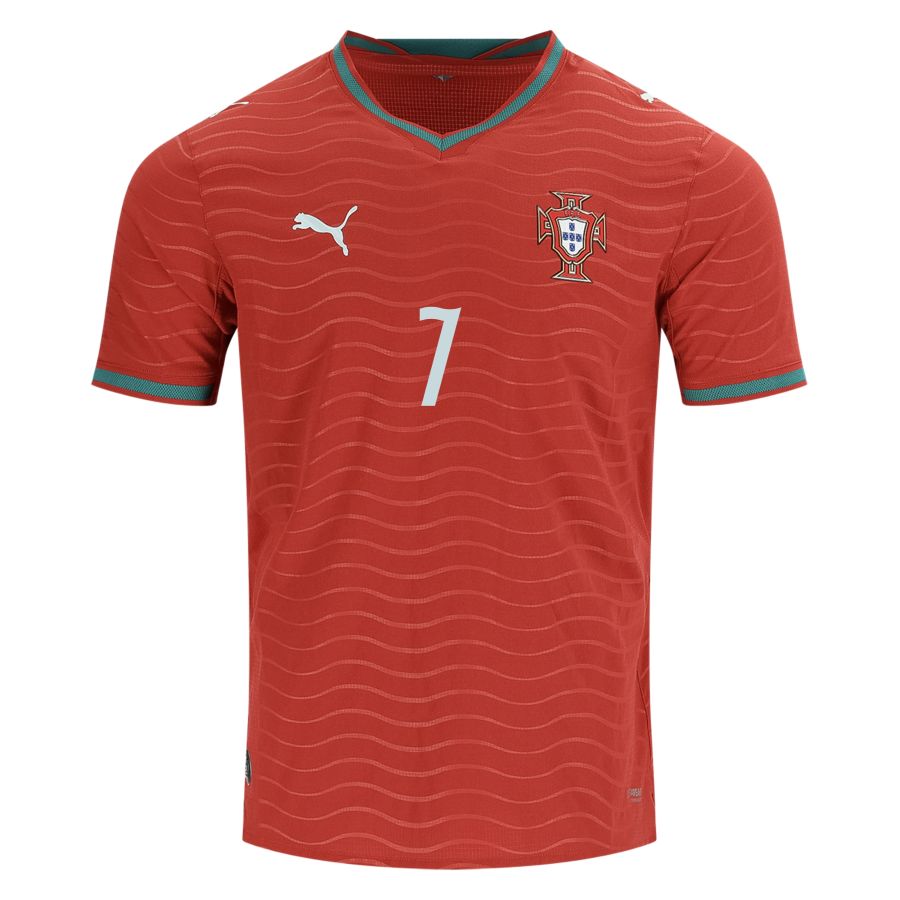 Camiseta Local Player version Portugal (ajuste slim), Mundial 2026